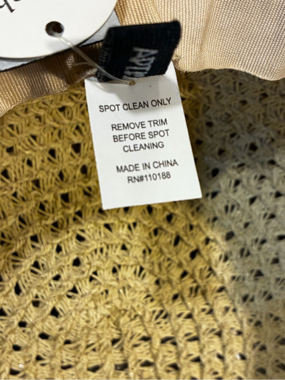 Apt. 9 Women’s Straw Sun Hat with Gold Trim and Flower Accent, NWT - Picture 8 of 10